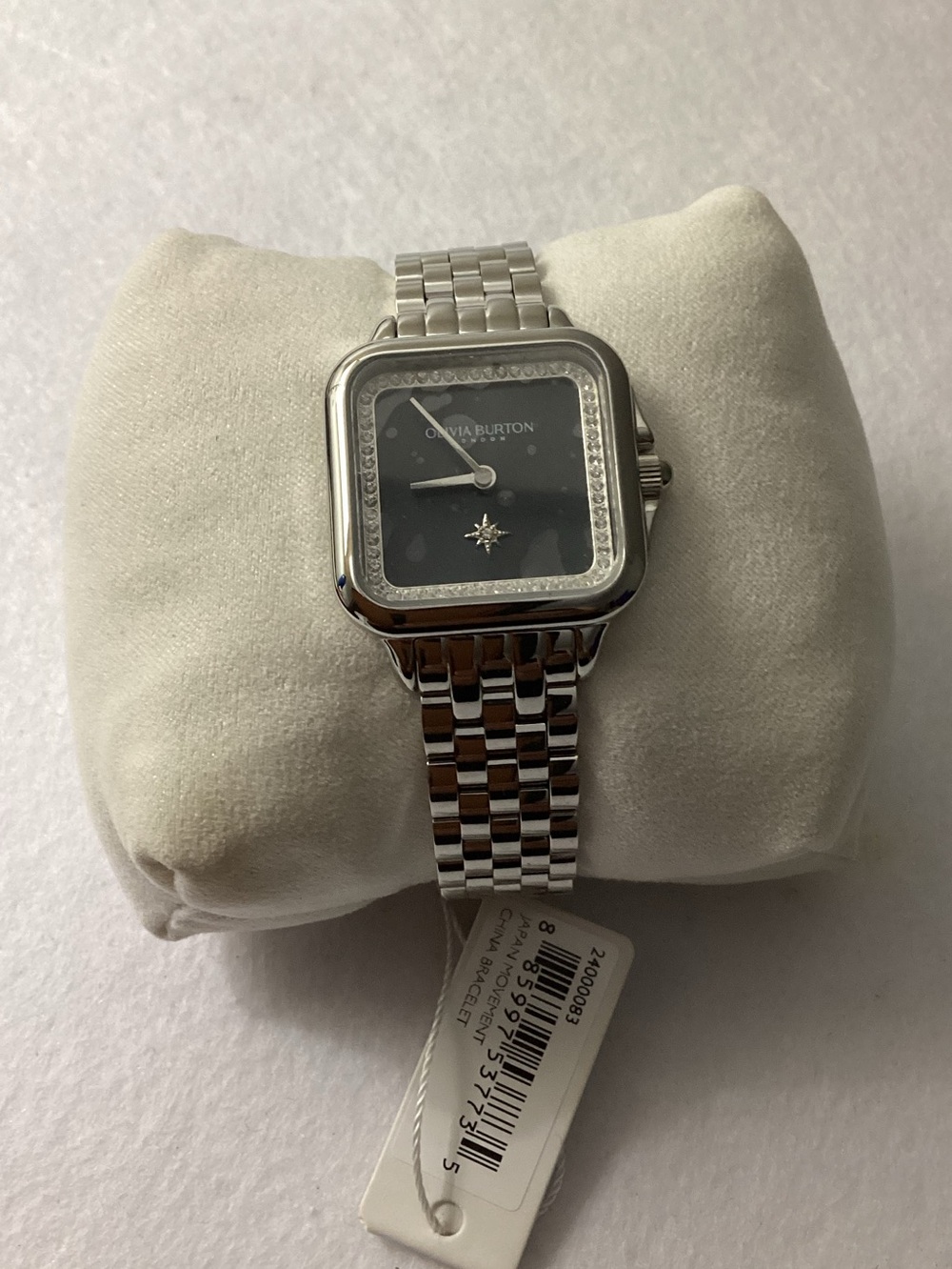 Olivia Burton London Grosvenor Silver Stainless Steel Watch 28mm - Picture 3 of 13